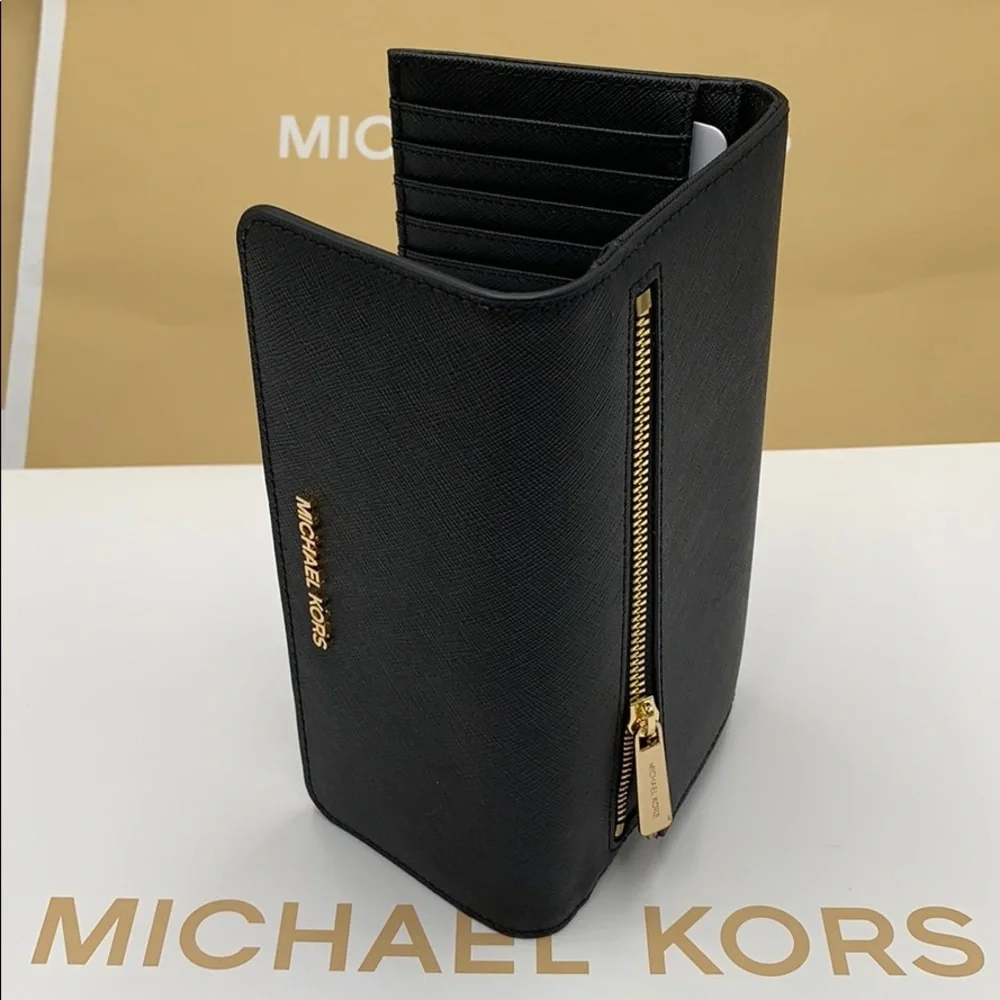 Michael Kors Jet Set Travel Lg Trifold Wallet